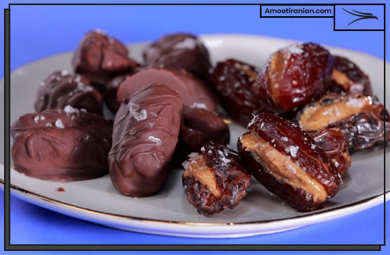 Dates Stuffed with Almond Butter
