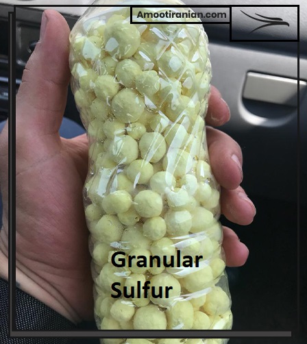sulfur granules